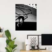 Marshall Amp & Jack Lead (Schwarz-Weiß-Version) Poster (Heimbüro)