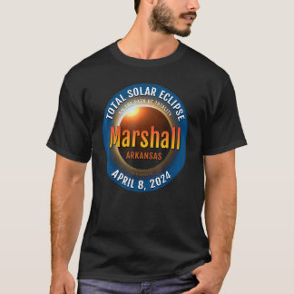 Marshall Arkansas AR Total Solar Eclipse 2024  3  T-Shirt