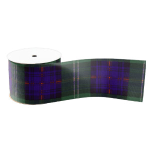 Marshall-Clan karierter schottischer Kilt Tartan Ripsband