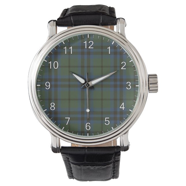 Marshall Clan Tartan Armbanduhr (Vorderseite)
