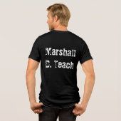 Marshall D. Teach Tri-Blend Shirt (Rückseite voll)