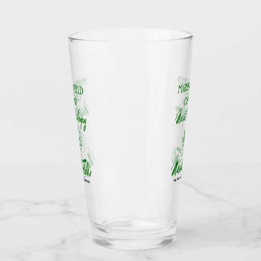 Marshall Field's 4 Logos Glas (Links)