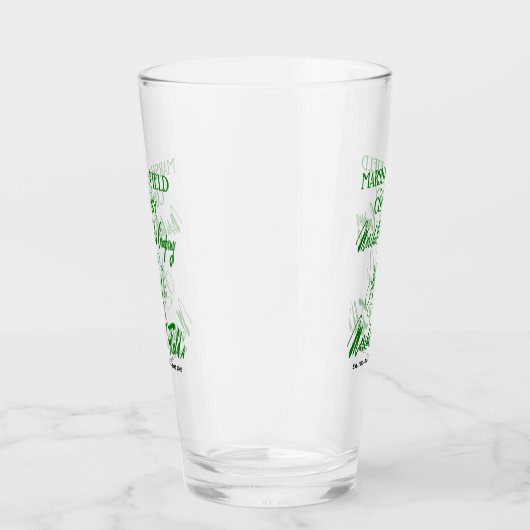 Marshall Field's 4 Logos Glas (Rechts)