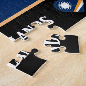 Marshall Flag & Marshall country / Marshall Island Puzzle (Seite)