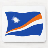Marshall-Inseln Flag Mousepad (Vorne)