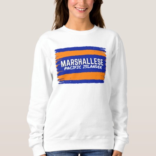 Marshall Island Pacific Islander Sweatshirt (Vorderseite)