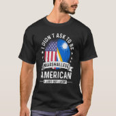 Marshall Islands American Patriot Ground Spaß Flag T-Shirt (Vorderseite)