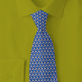 Marshall Islands Flag Brick Pattern Krawatte