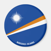 Marshall Islands Flag Charming Patriotic Magnet (Vorne)