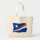 Marshall Islands Flag Toag Jumbo Stoffbeutel (Vorne)