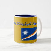 Marshall Islands * Kaffee-Tasse Zweifarbige Tasse (VorderseiteRechts)