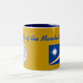 Marshall Islands * Kaffee-Tasse Zweifarbige Tasse (Mittel)