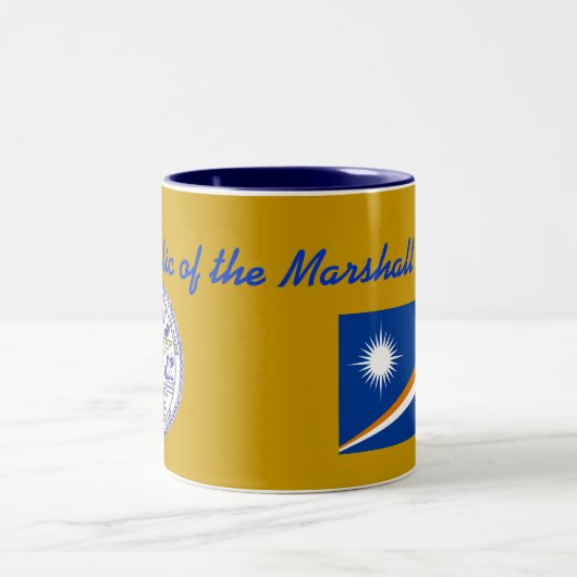 Marshall Islands * Kaffee-Tasse Zweifarbige Tasse (Mittel)
