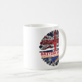 Marshall Islands Marshall Islander British UK Tree Kaffeetasse (VorderseiteRechts)