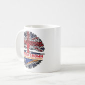Marshall Islands Marshall Islander British UK Tree Kaffeetasse (Vorderseite Links)