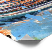 Marshall Michigan Fountain Abstrakte Kunst Poster (Ecke)
