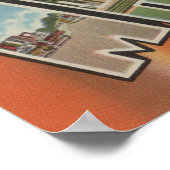 Marshall, Michigan - Große Buchstabenszenen Poster (Ecke)