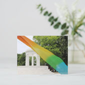 Marshall Michigan Pride Rainbow  Postkarte (Stehend Vorderseite)