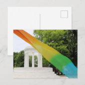 Marshall Michigan Pride Rainbow  Postkarte (Vorne/Hinten)