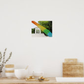 Marshall Michigan Pride Regenbogen Poster (Küche)