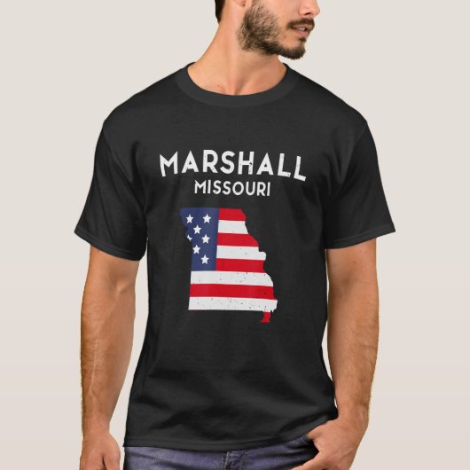 Marshall Missouri USA Staat America Travel Missour T-Shirt (Vorderseite)