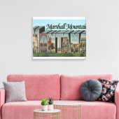 Marshall Mountain, Montana Leinwanddruck (Insitu (Wohnzimmer))