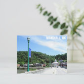 Marshall North Carolina Travel Foto Postkarte (Stehend Vorderseite)