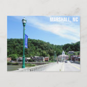 Marshall North Carolina Travel Foto Postkarte (Vorderseite)