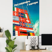 Marshall-Plan-Plakat Poster (Heimbüro)