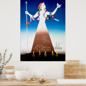 Marshall-Plan-Plakat Poster (Küche)