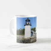 Marshall Point Leuchtturm in Maine Kaffeetasse (Vorderseite Links)