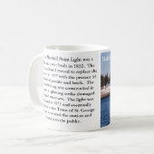 Marshall Point Light, Port Clyde Maine Kaffeetasse (Vorderseite Links)