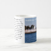 Marshall Point Light, Port Clyde Maine Kaffeetasse (Mittel)