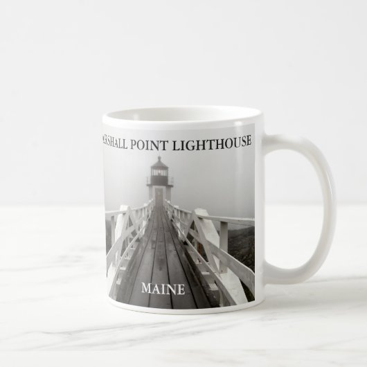 Marshall Point Light, Port Clyde Maine Kaffeetasse (Rechts)