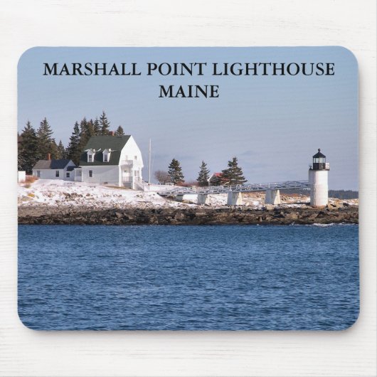Marshall Point Light, Port Clyde Maine Mousepad (Vorne)