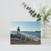 Marshall Point Lighthouse 5 Postkarte (Stehend Vorderseite)