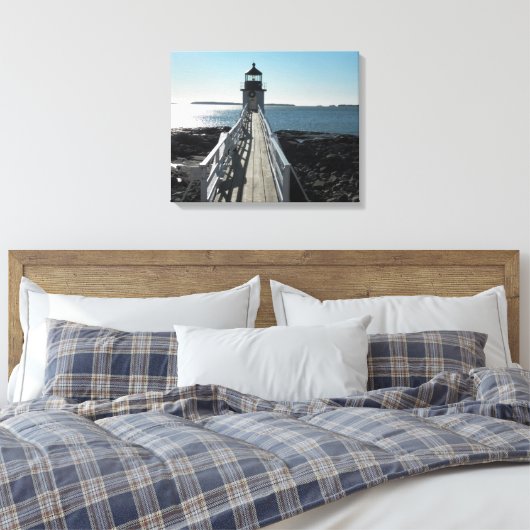 Marshall Point Lighthouse 7 Leinwanddruck (Insitu (Schlafzimmer))