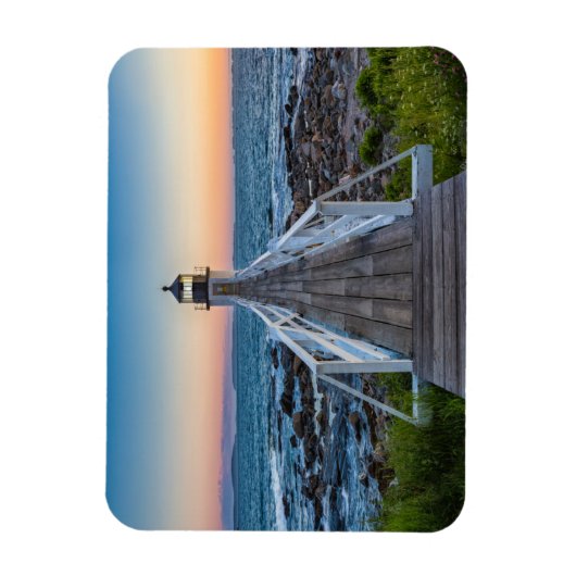 Marshall Point Lighthouse bei Sunset Magnet (Vertikal)