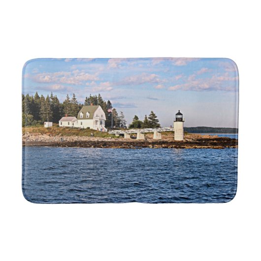 Marshall Point Lighthouse, Maine Bath Mat Badematte (Vorderseite)