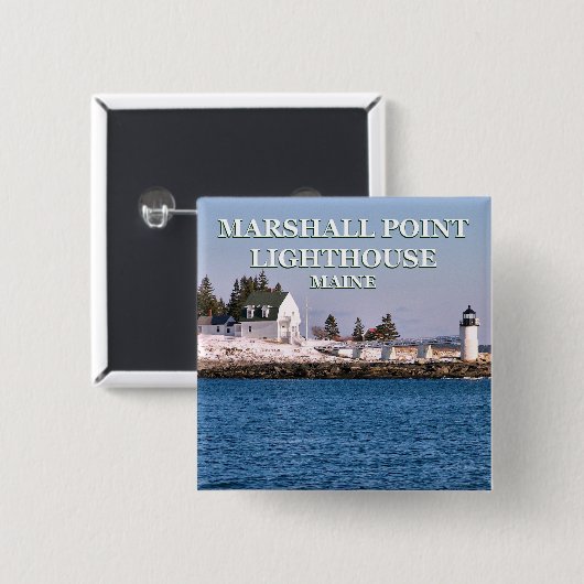 Marshall Point Lighthouse, Maine Button (Vorne & Hinten)