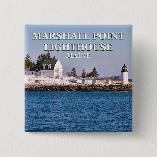 Marshall Point Lighthouse, Maine Button (Vorderseite)