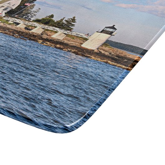 Marshall Point Lighthouse, Maine Cutting Board Schneidebrett (Ecke)
