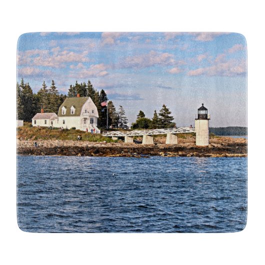 Marshall Point Lighthouse, Maine Cutting Board Schneidebrett (Vorderseite)