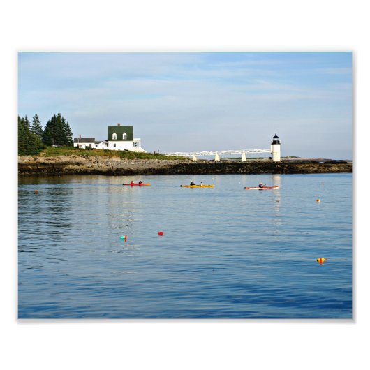 Marshall Point Lighthouse Maine Foto Print (Vorne)