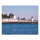 Marshall Point Lighthouse Maine Foto Print (Vorne)