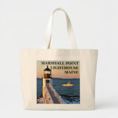 Marshall Point Lighthouse, Maine Jumbo Tote Bag Jumbo Stoffbeutel (Vorne)