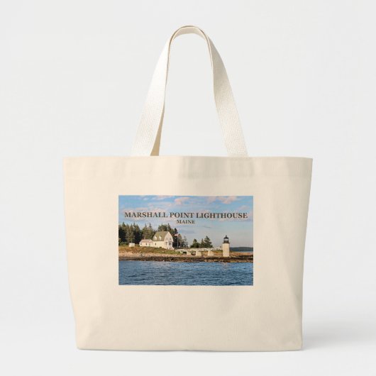 Marshall Point Lighthouse, Maine Jumbo Tote Bag Stoffbeutel (Vorne)