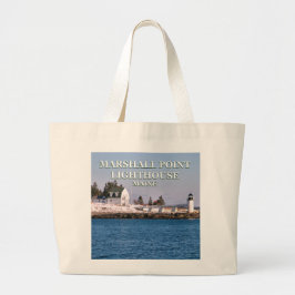 Marshall Point Lighthouse, Maine Jumbo Tote Bag Stoffbeutel