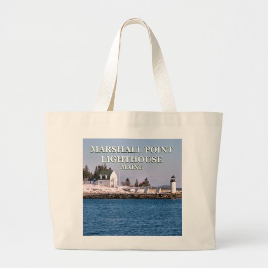 Marshall Point Lighthouse, Maine Jumbo Tote Bag Stoffbeutel (Vorne)