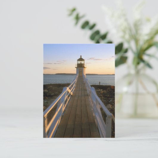 Marshall Point Lighthouse Maine Postkarte (Stehend Vorderseite)